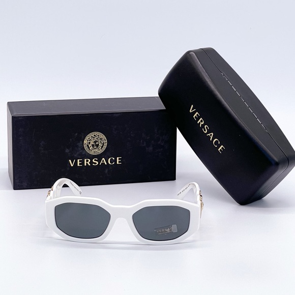 NEW VERSACE VE4361 WHITE MEDUSA VE4361 401/87 SUNGLASSES MOD 4361 - Picture 3 of 12